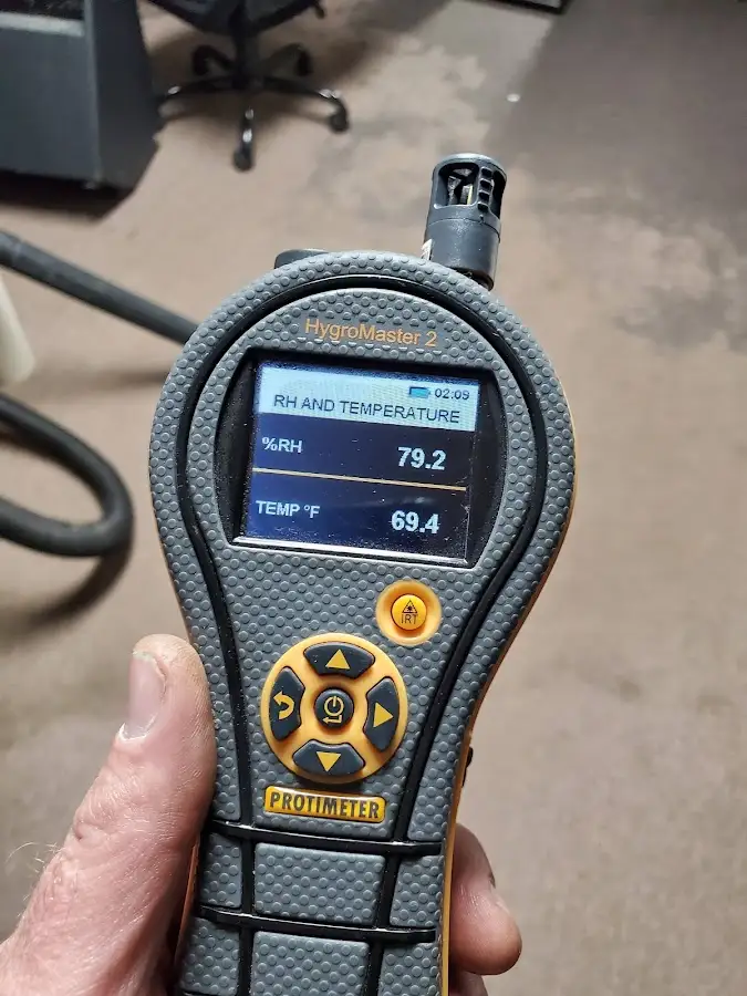 Moisture meter humidity assessment for Fire & Smoke Damage Restoration in Bern